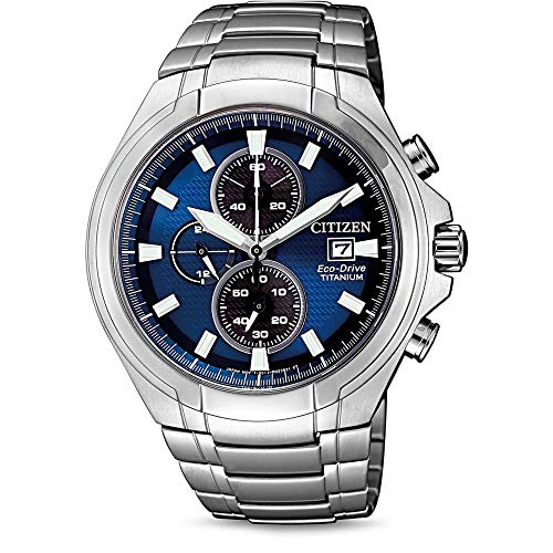 Citizen Reloj Analógico para Hombre de Cuarzo con Correa en Titanio CA0700-86L