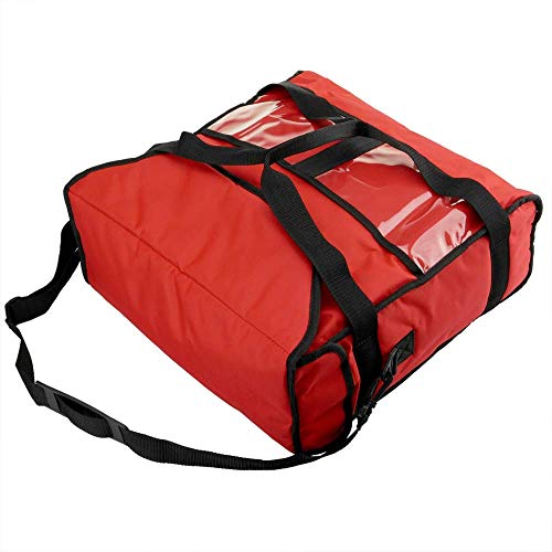 CityBAG - Bolsa isotérmica roja 40 x 40 x 16 cm para Entrega de Pizza a Domicilio en Moto y Bicicleta