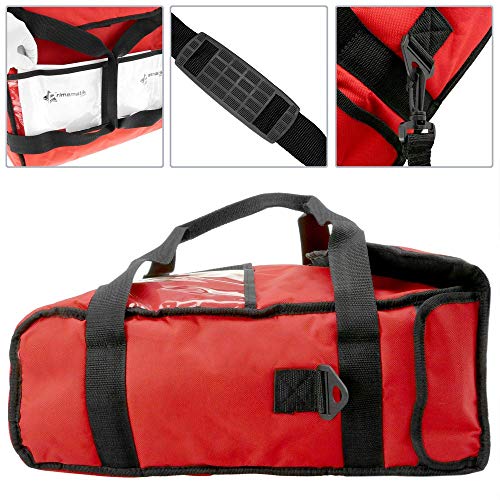 CityBAG - Bolsa isotérmica roja 40 x 40 x 16 cm para Entrega de Pizza a Domicilio en Moto y Bicicleta