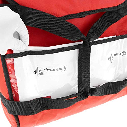 CityBAG - Bolsa isotérmica roja 40 x 40 x 16 cm para Entrega de Pizza a Domicilio en Moto y Bicicleta