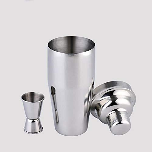 CJMING Coctelera, Kit De Coctelera De Acero Inoxidable, Tanque De Cocteles, Coctelera Profesional, Con Medida De Aparejo