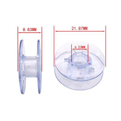 CKPSMS Marca - # 9033P BOBBINS Plástico APTO PARA Pfaff 1469 1471 1472 1473 1475 1475CD 1520 Select 3.0 1069 6250 6270 Creative 2134 + (36PCS+BOX)
