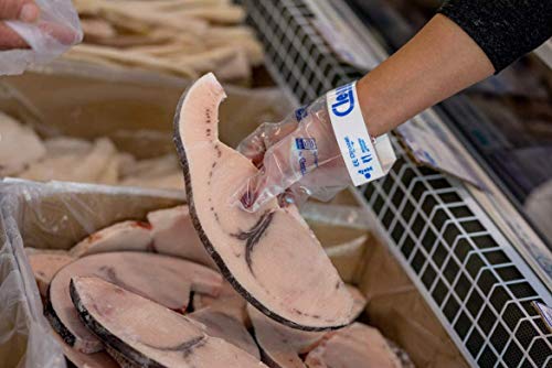 Clean Hands - Kit multiusos de guantes higiénicos profesionales con imán, para manipulación de alimentos, panaderías, alimentos, carne y pescado (4 unidades)
