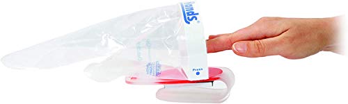 Clean Hands - Kit multiusos de guantes higiénicos profesionales con imán, para manipulación de alimentos, panaderías, alimentos, carne y pescado (4 unidades)