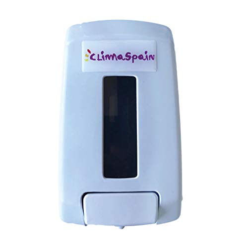 ClimaSpain - Pack x 3 Dispensador de Gel Hidroalcoholico Manual · Dosificador de Jabon en Pared de 1'1 L Blanco · Dispensador de Desinfectante Manos con Sistema de Cierre con Llave