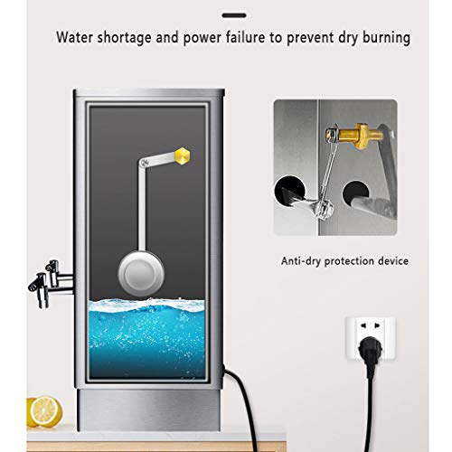 CLING Caldera De Agua Comercial, Prevención De Escasez De Agua Y Fallas De Energía, Filtración De Múltiples Etapas, Caldera De Agua De Gran Capacidad, Adecuada para Restaurantes, Oficinas, Cafeterías