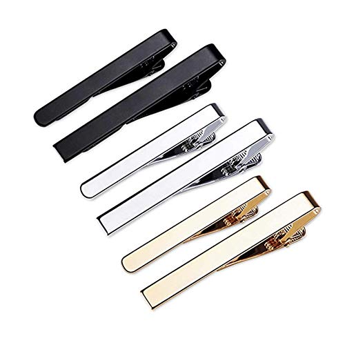 Clips de Corbata Plata Oro Negro,clip de corbata de cobre,Pisacorbatas,clip de corbata set,tie clip