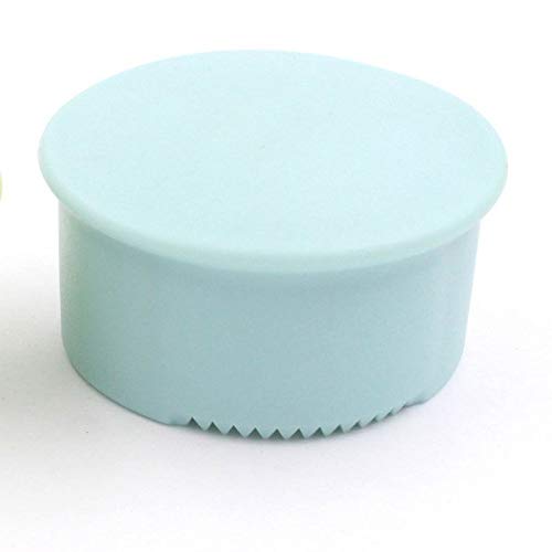 Clxayngg-htojaz Cascanueces, Cocina cascanueces Clip, galleta de la nuez de castaña Fácil mano rápida clip cortador Gadgets, (amarillo y azul) (Color : Blue)