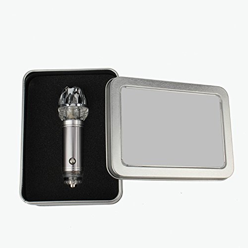 Coche purificador de aire iónico, ambientador de aire, ionizador, limpiador, purificador de aire, elimina Polvo, Pollen, humo, Ideal para automóvil o RV y coche regalo 12 V(Azul)