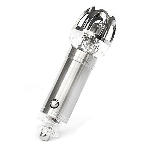 Coche purificador de aire iónico, ambientador de aire, ionizador, limpiador, purificador de aire, elimina Polvo, Pollen, humo, Ideal para automóvil o RV y coche regalo 12 V(Azul)