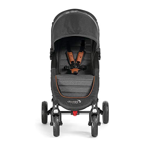 Cochecito Baby Jogger City Mini 4 Décimo Aniversario BJ2051657 con barra delantera incluida y sistema de doblado a una mano Quick-Fold