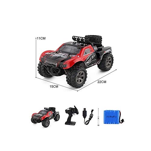 Coches RC Vehículo de todo terreno de oruga 4WD uno y dieciocho minutos Escala 25 kilometros / h teledirigido de radio de los coches de carreras eléctrico carrera rápida Buggy Hobby coche de radio con