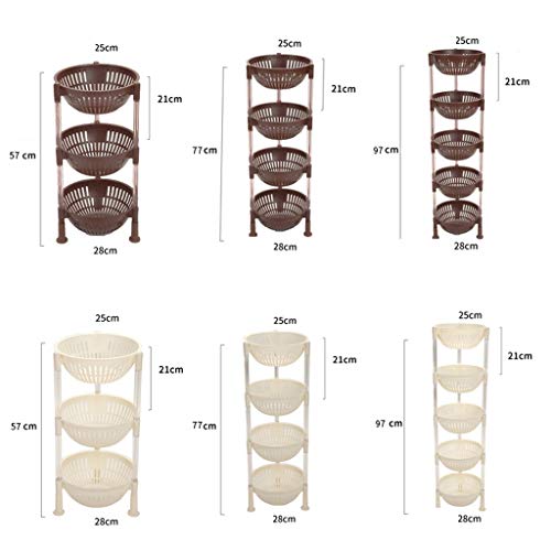 Cocina Entrepaños Apilables 3 cestas de Nivel Organizador con malla de cajones deslizantes, Ideal gabinete, encimera, despensa, debajo del fregadero, y Organizador de escritorio for baño, cocina, ofic