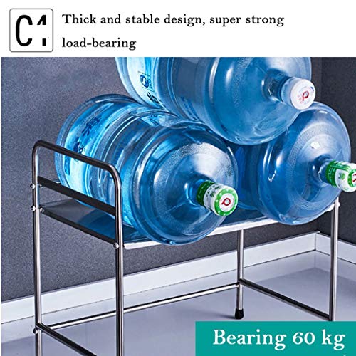 Cocina Entrepaños Cocina de acero inoxidable Encimera Estante de almacenamiento Rack Horno Vertical Rack Horno de microondas Multi-función Pot Rack Cubiertos Rack Spice Rack ( tamaño : 53cm )