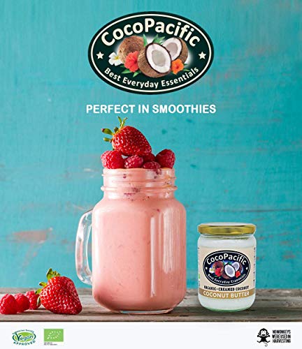 CocoPacific - Crema de manteca de coco bio, 500 ml