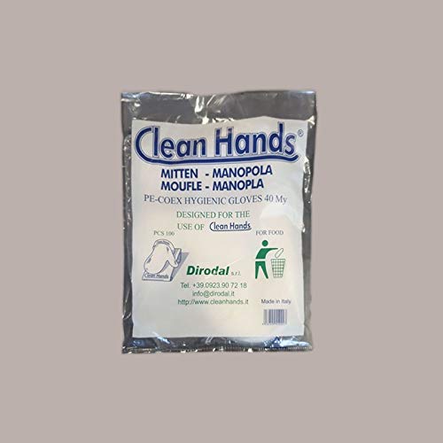 Coex - Guantes higiénicos de recambio para manopla Clean Hands (100 unidades)