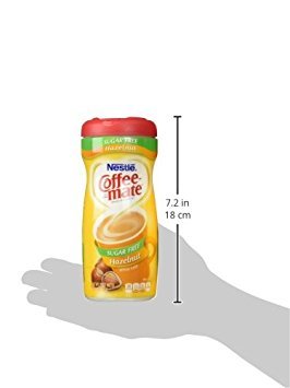 Coffee Mate Hazel Nut Sugar Free Powder ( pack of 2)