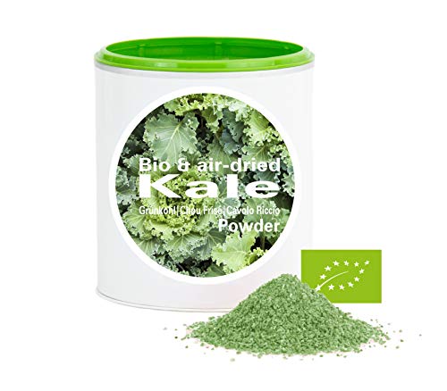 Col Crespa en Polvo - Embalaje XXL 1000g|rica en vitamina|biológico|vegano|crudo|pura nutrición|no aditivo|Good Nutritions