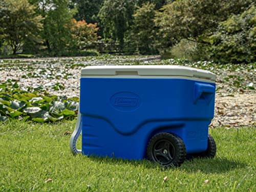 Coleman 40 QT Performance Wheeled Cooler - Nevera con Ruedas, Capacidad de 37.5 Litros, Nevera Portatil y Rigida, Porta Alimentos