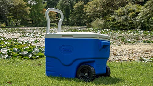 Coleman 40 QT Performance Wheeled Cooler - Nevera con Ruedas, Capacidad de 37.5 Litros, Nevera Portatil y Rigida, Porta Alimentos