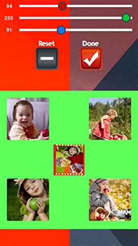 Collage de fotos de manzanas
