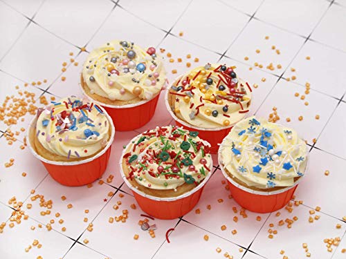 Color Natural de Navidad Villancicos OMG, soja, gluten, lácteos y tuercas libre decoración para tarta, cupcakes