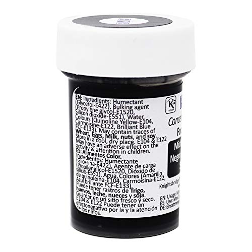 Colorante Alimenticio PME Negro de Medianoche 25 g