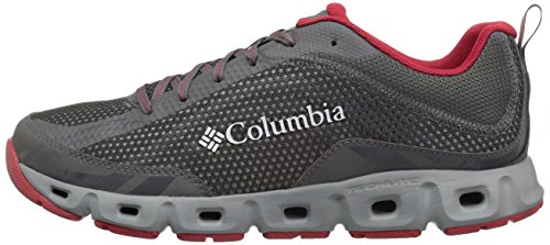 Columbia Drainmaker IV, Zapatillas Hombres, Grey (City Grey, Mountain Red 023), 45 EU