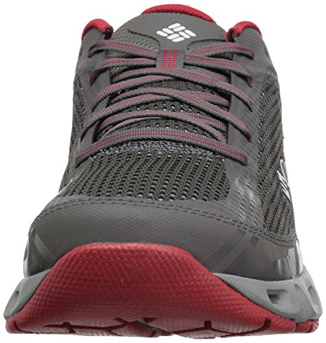 Columbia Drainmaker IV, Zapatillas Hombres, Grey (City Grey, Mountain Red 023), 45 EU
