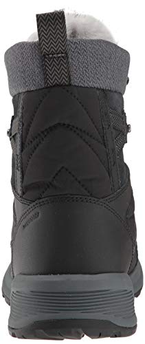 Columbia Meadows Omni, Botas Bajas para Mujer, Negro (Heat-Black, Steam), 38 1/2 EU