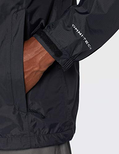 Columbia Pouring Adventure Chaqueta para Hombre, Negro, XL
