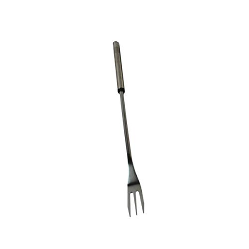COM-FOUR® horquillas para fondue 6x de acero inoxidable - cubiertos para fondue - brochetas para fondue con mango de acero inoxidable (06 piezas - mango de acero inoxidable)