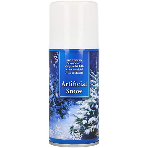 com-four® Nieve Artificial 3X - Lata de Spray con Nieve Decorativa - Spray de Nieve para Decorar en Navidad (03 Piezas - 150ml / Nieve)