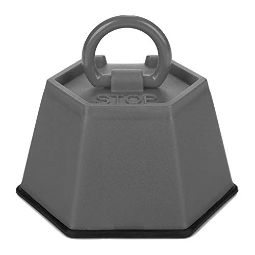 com-four® Topes de Puerta 3X Soporte de Puerta Pesado - retenedor de Puerta para Puerta de sótano, Puerta de Entrada, baño y Sala de Estar