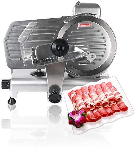 Comercial semi-automática máquina de cortar carne de acero inoxidable eléctrica cortador de la carne de cerdo se puede rebanar carne congelada cortador máquina de cortar la máquina de corte 240V ZHANG