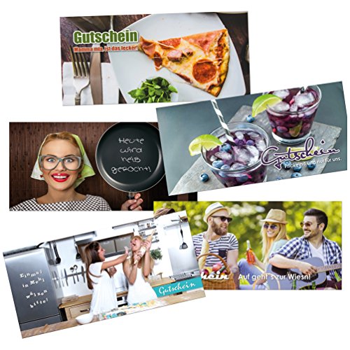 Comida y Bebida con Amigos – El libro de cupones con 10 vales para Común Tiempo con Amigos y amigas en una buena comida y bebida. con 10 Un hermoso regalo vales, de forma individual.