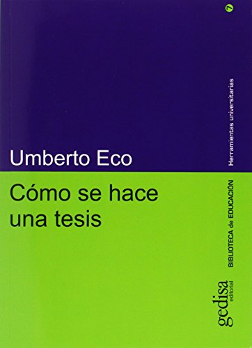 Cómo se hace una tesis (Herramientas)