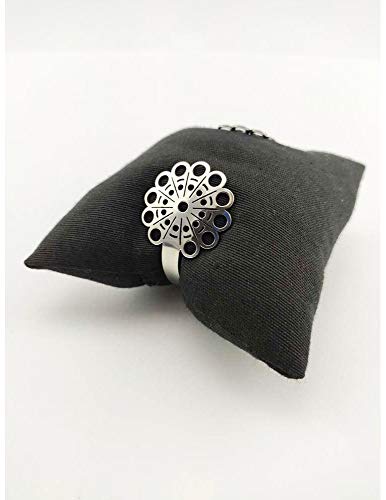 Complementos María Manuela Brazalete Pulsera Botón Charro - Símbolo típico de Salamanca - Acero Inoxidable - Fabricado Artesanalmente en España - Regalo Mujer Chica Salamanca