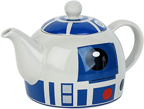 COMPY Tetera Star Wars, Cerámica, Blanco, 14 x 9.5 x 13.3 cm