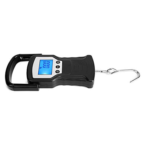 con manija Antideslizante Peso electrónico LCD de Alta definición, Pantalla Clara Figuras de Peso Báscula de Equipaje, para Viajes a casa