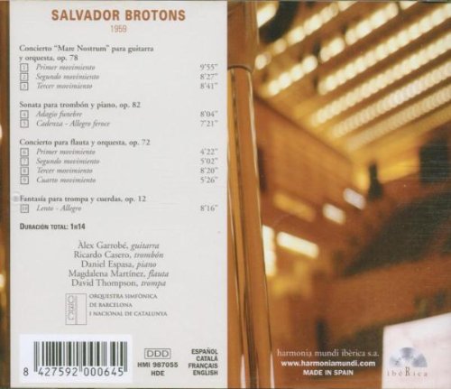 Concierto Mare Nostrum. Salvador Brotons