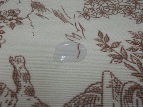 Confección Saymi Mantel Antimanchas Ref. Toile de Jouy, Romántica Marrón Tejido Acabado en Teflon®, Medida 138x138