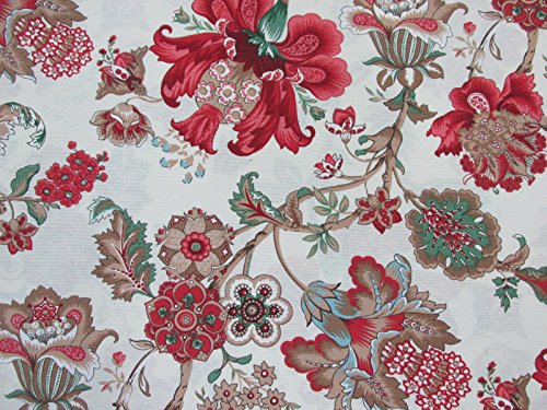 Confección Saymi Tela loneta Estampada 2,45 MTS Ref. Delhi Crudo, Doble Ancho 2,80 MTS.