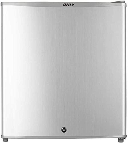 Congelador de una sola puerta mini refrigerador compacto con la cerradura - Silent ahorro de energía Oficina for/Ap/Piso - rack desmontable - Almacenamiento pequeña maquina expendedora Refrigerado