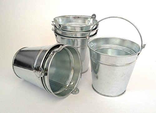 Conjunto de 6 de las seis partes metálicas pequeñas cucharas lamentable de la boda a favor manualidades chips h10cm