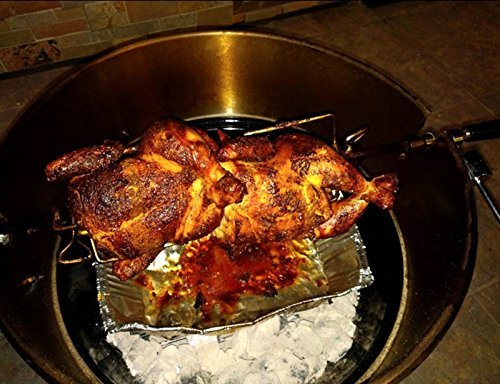 Conjunto de soporte de motor Onlyfire para barbacoa, acero inoxidable, universal