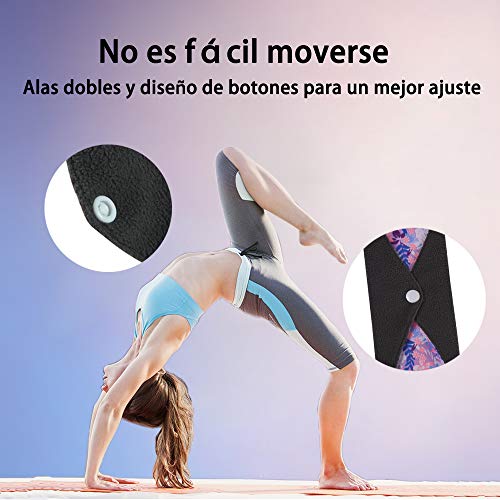 Conpro 10 Pcs Compresas Reutilizables, 3 Longitudes: 21cm x 2, 26cm x 6, 33cm x 2, Salvaslip Reutilizable, Servilleta Sanitaria de Fibra Bambú, Viene con Bolsa de Lavandería y Bolsa de Almacenamiento