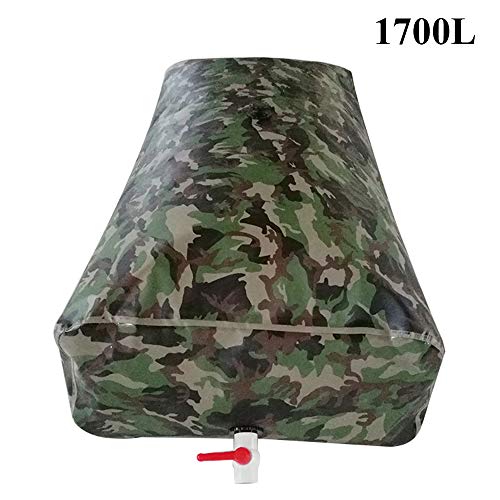Contenedor de almacenamiento de agua al aire libre de gran capacidad, Tipo plegable con grifo Bolsa de agua flexible resistente al desgaste, Cubo de almacenamiento de riego resistente a la sequía