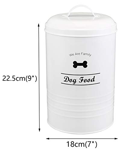 Contenedor de comida para perros – Pet Good Dog Food Recipiente para almacenamiento de alimentos, capacidad de 4 libras – Cuchara incluida