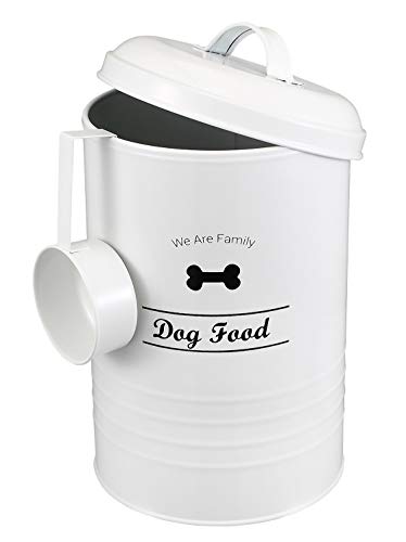 Contenedor de comida para perros – Pet Good Dog Food Recipiente para almacenamiento de alimentos, capacidad de 4 libras – Cuchara incluida